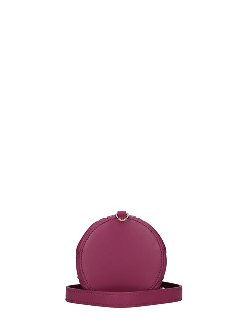 Borsa in pelle LA CARRIE | COSMOS ROUND SHOULDER BAGVIOLETTO